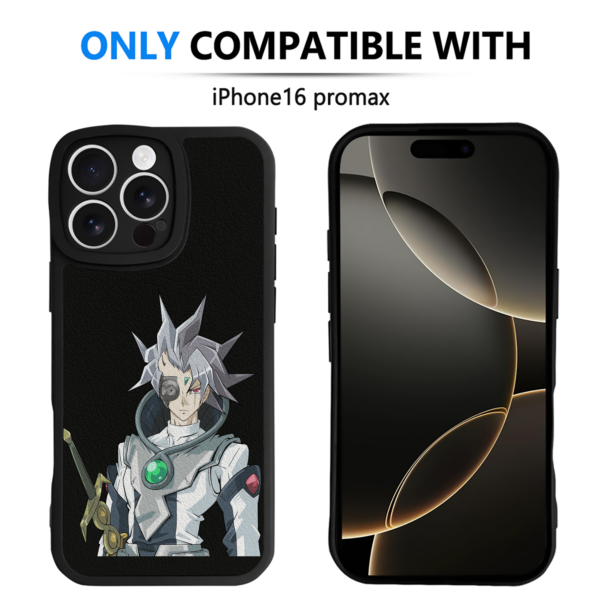 遊☆戯☆王 Yu-Gi-Oh! 【iPhone 16シリーズ対応】シリコンスマホケース（レザー調） 材質：シリコン